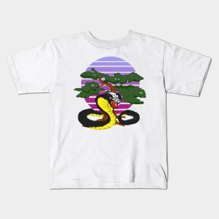 It is all about balance - Cobra Kai Logo 80s Kids T-Shirt